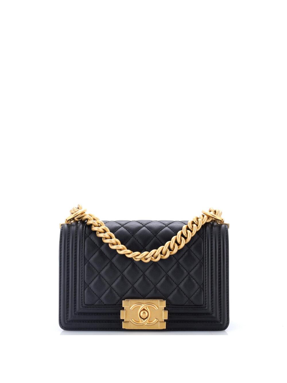 Chanel Boy Flap Bag Quilted Lambskin #319055C49B